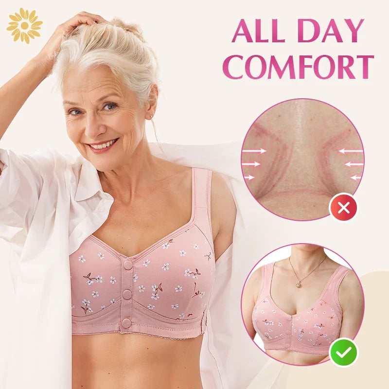 Daisy Bra - Comfortable & Convenient Front Button Bra